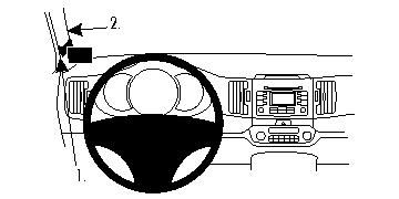 ProClip Monteringsbøyle Kia Sportage 11-15 i gruppen Billyd / Hva passer i min bil  / Kia / Sportage / Sportage 2011-2016 hos BRL Electronics (240KIASPO11PROC)