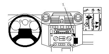 ProClip Monteringsbøyle Landrover Defender 07-15 i gruppen Billyd / Hva passer i min bil / Landrover hos BRL Electronics (240LANDEF07PROC)