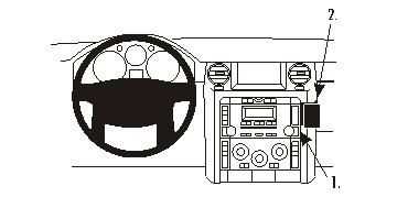 ProClip Monteringsbøyle Landrover Discovery/LR3 05-09 i gruppen Billyd / Hva passer i min bil  / Landrover hos BRL Electronics (240LANDIS05PROC)