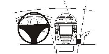 ProClip Monteringsbøyle Lexus ES Serie 06-12 i gruppen Billyd / Hva passer i min bil / Lexus hos BRL Electronics (240LEXES06PROC)
