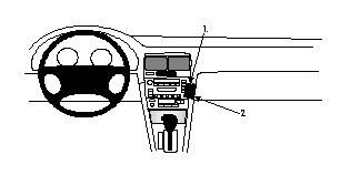 ProClip Monteringsbøyle Lexus ES Serie 97-01 i gruppen Billyd / Hva passer i min bil / Lexus hos BRL Electronics (240LEXES97PROC)