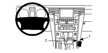ProClip Monteringsbøyle Lexus LX Serie 08-15 i gruppen Billyd / Hva passer i min bil / Lexus hos BRL Electronics (240LEXLX08PROC)