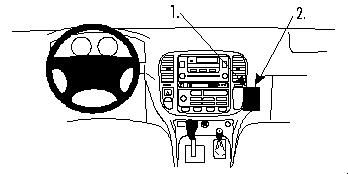 ProClip Monteringsbøyle Lexus LX Serie 99-02 i gruppen Billyd / Hva passer i min bil / Lexus hos BRL Electronics (240LEXLX99PROC)