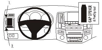 ProClip Monteringsbøyle Lexus RX Serie 04-09 i gruppen Billyd / Hva passer i min bil / Lexus hos BRL Electronics (240LEXRX04PROC)