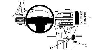 ProClip Monteringsbøyle Lexus RX Serie 10-15 i gruppen Billyd / Hva passer i min bil / Lexus hos BRL Electronics (240LEXRX10PROC)