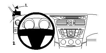 ProClip Monteringsbøyle Mazda 5 11-15 i gruppen Billyd / Hva passer i min bil / Mazda / Mazda 5/Premacy / Mazda 5/Premacy 2010- hos BRL Electronics (240MAZ0511PROCLIP)