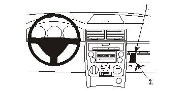 ProClip Monteringsbøyle Mazda 2 03-07 i gruppen Billyd / Hva passer i min bil / Mazda / Mazda 2 / Mazda 2 2001-2006 hos BRL Electronics (240MAZ203PROCLIP)