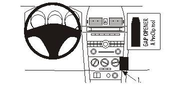 ProClip Monteringsbøyle Mazda 3 04-09 i gruppen Billyd / Hva passer i min bil / Mazda / Mazda 3 / Mazda 3 2004-2009 hos BRL Electronics (240MAZ304PROCLIP)