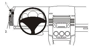 ProClip Monteringsbøyle Mazda 5 05-10 i gruppen Billyd / Hva passer i min bil / Mazda / Mazda 5/Premacy / Mazda 5/Premacy 2005-2010 hos BRL Electronics (240MAZ505PROCLIP)