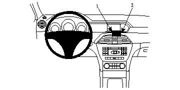 ProClip Monteringsbøyle Mercedes Benz C-Klasse 11-14 i gruppen Billyd / Hva passer i min bil  / Mercedes / C-klass / C-klass 2008-2014 W204 hos BRL Electronics (240MERCCL11PROC)