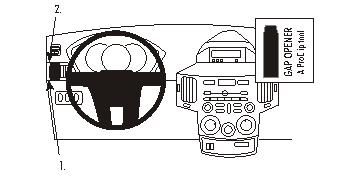 ProClip Monteringsbøyle Mitsubishi Endeavor 04-09 i gruppen Billyd / Hva passer i min bil  / Mitsubishi hos BRL Electronics (240MITEND04PROC)