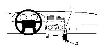 ProClip Monteringsbøyle Mitsubishi Galant 93-97 i gruppen Billyd / Hva passer i min bil / Mitsubishi hos BRL Electronics (240MITGAL93PROC)