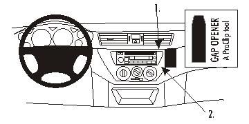 ProClip Monteringsbøyle Mitsubishi Lancer 04-07 i gruppen Billyd / Hva passer i min bil / Mitsubishi hos BRL (240MITLAN04PROC)