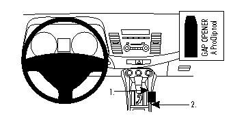 ProClip Monteringsbøyle Mitsubishi Lancer 08-15 i gruppen Billyd / Hva passer i min bil  / Mitsubishi hos BRL Electronics (240MITLAN08PROC)