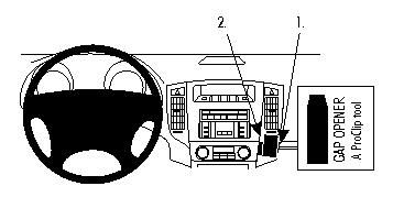 ProClip Monteringsbøyle Mitsubishi Pajero 07-19 i gruppen Billyd / Hva passer i min bil / Mitsubishi / Pajero hos BRL Electronics (240MITPAJ07PROC)