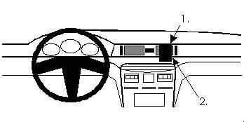 ProClip Monteringsbøyle Mitsubishi Sigma 91-96 i gruppen Billyd / Hva passer i min bil / Mitsubishi hos BRL Electronics (240MITSIG91PROC)