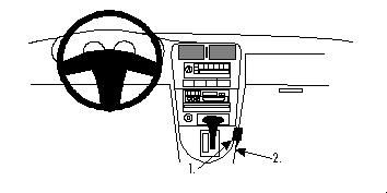 ProClip Monteringsbøyle Nissan 200 SX 95-98 i gruppen Billyd / Hva passer i min bil / Nissan / 200 SX hos BRL Electronics (240NIS20095PROC)