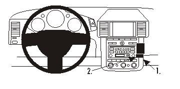 ProClip Monteringsbøyle Nissan Murano 03-08 i gruppen Billyd / Hva passer i min bil / Nissan / Murano hos BRL Electronics (240NISMUR03PROC)