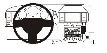 ProClip Monteringsbøyle Nissan Murano 03-08 i gruppen Billyd / Hva passer i min bil  / Nissan / Murano hos BRL Electronics (240NISMUR03PROC)