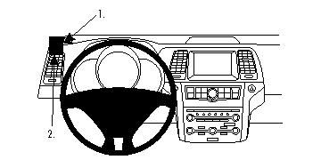 ProClip Monteringsbøyle Nissan Murano 09-14 i gruppen Billyd / Hva passer i min bil  / Nissan / Murano hos BRL Electronics (240NISMUR09PROC)