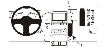 ProClip Monteringsbøyle Nissan Navara 06-10/Nissan Pathfinder 05-10 i gruppen Billyd / Hva passer i min bil / Nissan / Navara hos BRL Electronics (240NISNAV06PROC)