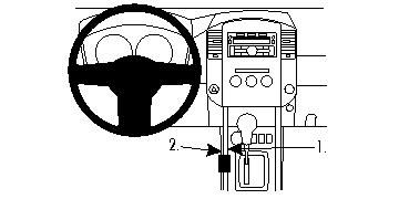 ProClip Monteringsbøyle Nissan Navara 11-15 i gruppen Billyd / Hva passer i min bil / Nissan / Navara hos BRL Electronics (240NISNAV11PROC)