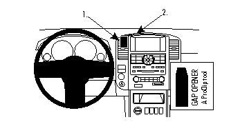 ProClip Monteringsbøyle Nissan Pathfinder 10-12 i gruppen Billyd / Hva passer i min bil / Nissan / Pathfinder hos BRL Electronics (240NISPAT10PROC)