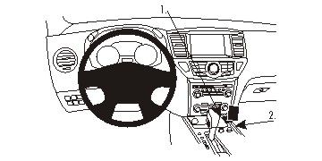 ProClip Monteringsbøyle Nissan Pathfinder 13-15 i gruppen Billyd / Hva passer i min bil / Nissan / Pathfinder hos BRL Electronics (240NISPAT13PROC)