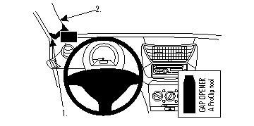ProClip Monteringsbøyle Nissan Pixo/Suzuki Alto 09-15 i gruppen Billyd / Hva passer i min bil / Nissan / Pixo hos BRL Electronics (240NISPIX09PROC)