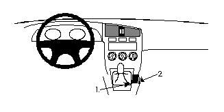 ProClip Monteringsbøyle Nissan Primera 96-99 i gruppen Billyd / Hva passer i min bil  / Nissan / Primera hos BRL Electronics (240NISPRI96PROC)