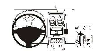 ProClip Monteringsbøyle Nissan Qashqai 07-13 i gruppen Billyd / Hva passer i min bil / Nissan / Qashqai hos BRL Electronics (240NISQAS07PROC)