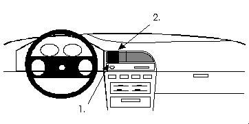 ProClip Monteringsbøyle Nissan Sunny Combi 91-95 i gruppen Billyd / Hva passer i min bil / Nissan / Sunny hos BRL Electronics (240NISSUNC91PROC)