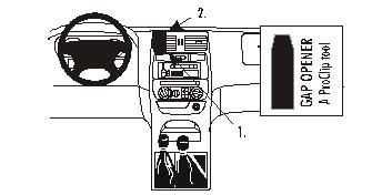 ProClip Monteringsbøyle Nissan Terrano II 00-06 i gruppen Billyd / Hva passer i min bil / Nissan / Terrano hos BRL Electronics (240NISTERII00PRO)