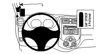 ProClip Monteringsbøyle Nissan Tiida/Tiida Latio 12-15 i gruppen Billyd / Hva passer i min bil / Nissan / Tiida hos BRL Electronics (240NISTII12PROC)