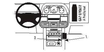 ProClip Monteringsbøyle Nissan X-Trail 02-03 i gruppen Billyd / Hva passer i min bil  / Nissan / X-trail hos BRL Electronics (240NISXTR02PROC)