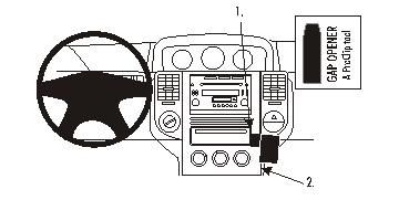 ProClip Monteringsbøyle Nissan X-Trail 04-07 i gruppen Billyd / Hva passer i min bil / Nissan / X-trail hos BRL Electronics (240NISXTR04PROC)