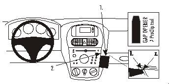 ProClip Monteringsbøyle Opel Corsa 01-06 i gruppen Billyd / Hva passer i min bil / Opel / Corsa / Corsa 2000-2006 hos BRL Electronics (240OPECOR01PROC)