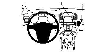 ProClip Monteringsbøyle Opel Insignia 09-15 i gruppen Billyd / Hva passer i min bil / Opel / Insignia / Insignia 2008- hos BRL Electronics (240OPEINS09PROC)