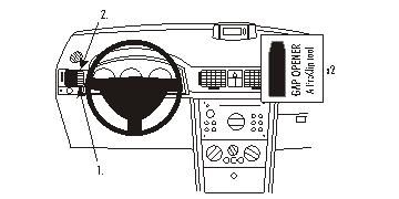 ProClip Monteringsbøyle Opel Meriva 03-10 i gruppen Billyd / Hva passer i min bil / Opel / Meriva / Meriva 2002-2010 hos BRL Electronics (240OPEMER03PROC)