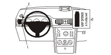 ProClip Monteringsbøyle Opel Meriva 03-10 i gruppen Billyd / Hva passer i min bil  / Opel / Meriva / Meriva 2002-2010 hos BRL Electronics (240OPEMER03PROC)