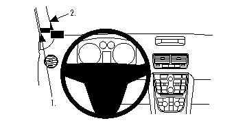 ProClip Monteringsbøyle Opel Meriva 11-15 i gruppen Billyd / Hva passer i min bil  / Opel / Meriva / Meriva 2010- hos BRL Electronics (240OPEMER11PROC)