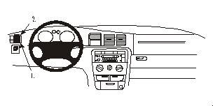 ProClip Monteringsbøyle Opel Vectra 96-01 i gruppen Billyd / Hva passer i min bil  / Opel / Vectra / Vectra 1995-2002 hos BRL Electronics (240OPEVEC96PROC)