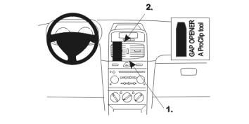ProClip Monteringsbøyle Renault Clio 02-05/Clio Storia 06-09 i gruppen Billyd / Hva passer i min bil / Renault / Clio / Clio 2000-2005 hos BRL Electronics (240RENCLI02PROC)