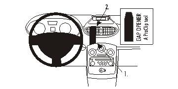 ProClip Monteringsbøyle Renault Clio 06-12/Clio Tourer 08-12 i gruppen Billyd / Hva passer i min bil / Renault / Clio / Clio 2009-2013 hos BRL Electronics (240RENCLI06PROC)