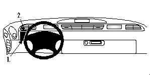 ProClip Monteringsbøyle Renault Espace 97-02 i gruppen Billyd / Hva passer i min bil / Renault / Espace hos BRL Electronics (240RENESP97PROC)