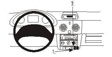 ProClip Monteringsbøyle Renault Kangoo 03-07 i gruppen Billyd / Hva passer i min bil  / Renault / Kangoo hos BRL Electronics (240RENKAN03PROC)