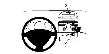 ProClip Monteringsbøyle Renault Kangoo 08-13 i gruppen Billyd / Hva passer i min bil / Renault / Kangoo hos BRL Electronics (240RENKAN08PROC)