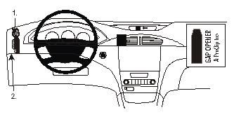 ProClip Monteringsbøyle Renault Laguna 01-04 i gruppen Billyd / Hva passer i min bil / Renault / Laguna hos BRL Electronics (240RENLAG01PROC)
