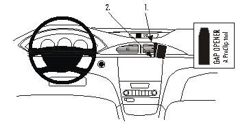 ProClip Monteringsbøyle Renault Laguna 05-07 i gruppen Billyd / Hva passer i min bil  / Renault / Laguna hos BRL Electronics (240RENLAG05PROC)