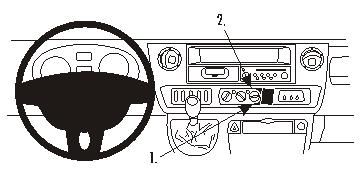 ProClip Monteringsbøyle Renault Master 04-10 i gruppen Billyd / Hva passer i min bil / Renault / Master hos BRL Electronics (240RENMAS04PROC)